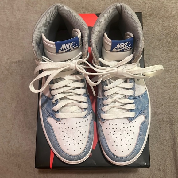 Jordan 1 retro high hyper royal smoke grey nike size 6 - Picture 5 of 6